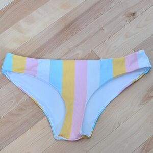 Never Worn Striped Bikini Bottom
